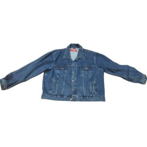 Wrangler Hero Denim Jacket Jean Trucker Mens Size 3XL